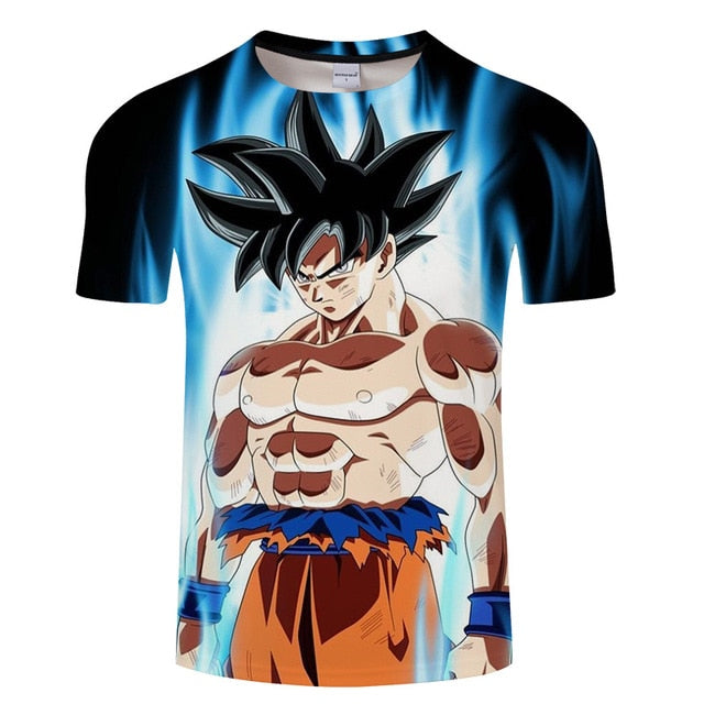 T-Shirt de Compression - Blue Goku