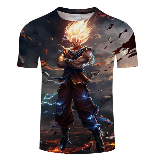 T-Shirt de Compression - Goku Super Saiyan 2
