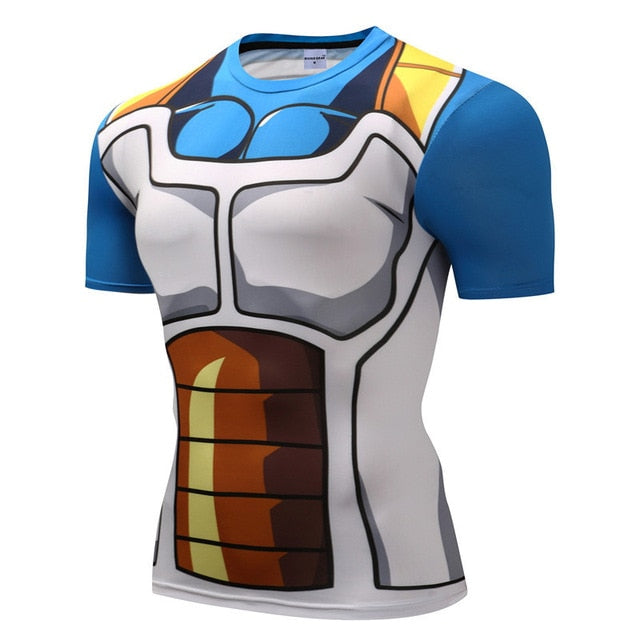 T-Shirt de Compression - Vegeta - Femme