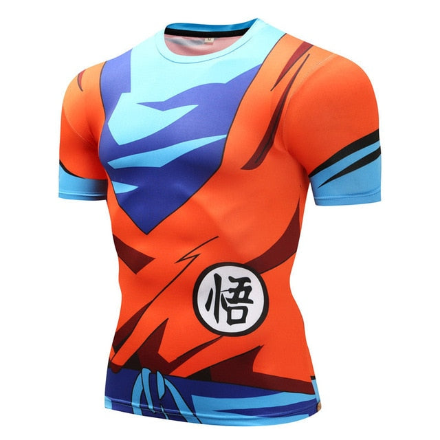 T-Shirt de Compression - Son Goku - Femme