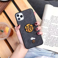 Coque iPhone Dragon Ball Deluxe - Goku Kanji 'Go'
