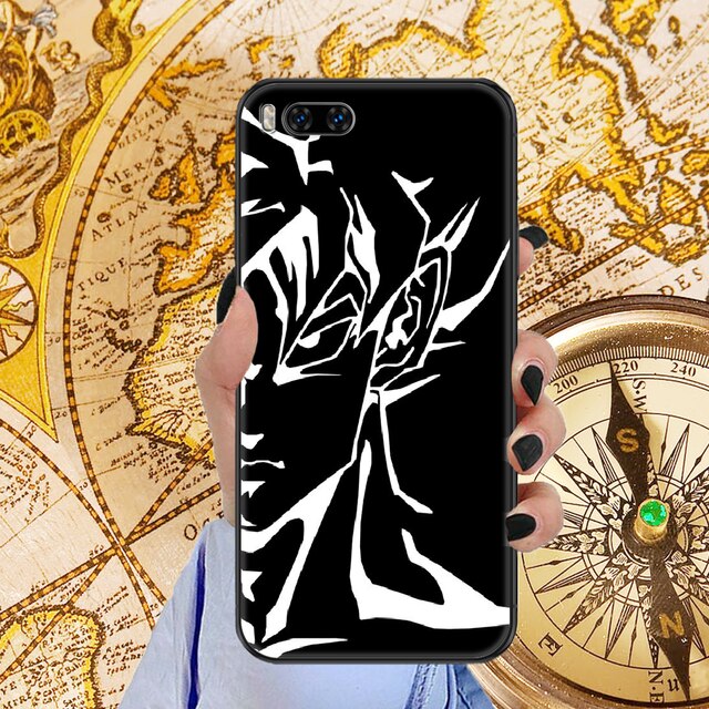 Coque Dragon Ball Z B&W - Visage Goku