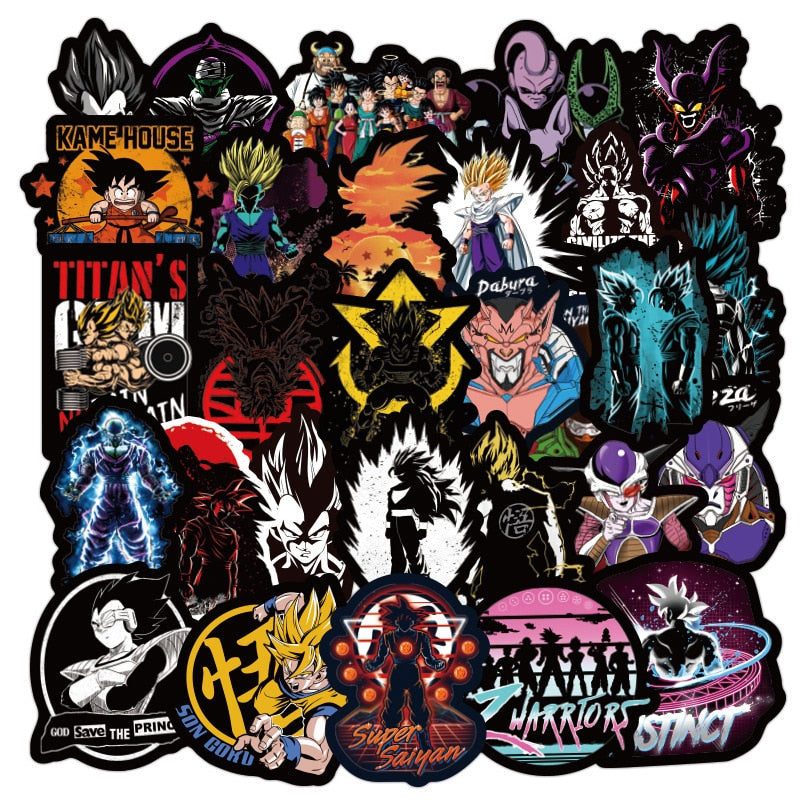 Stickers Dragon Ball Z - Pack Antagoniste